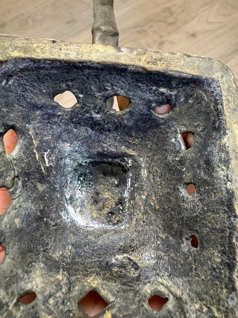 鳳凰香炉 古銅製 時代物 約1600克 旧藏