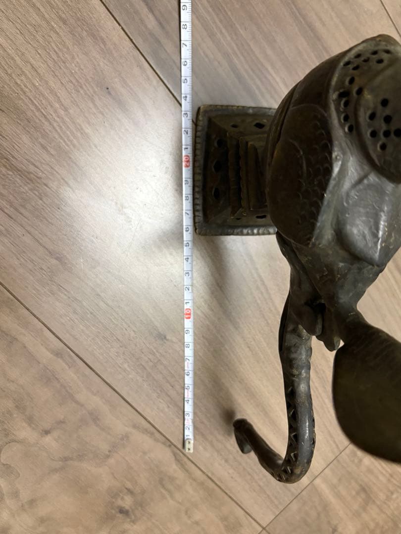 鳳凰香炉 古銅製 時代物 約1600克 旧藏