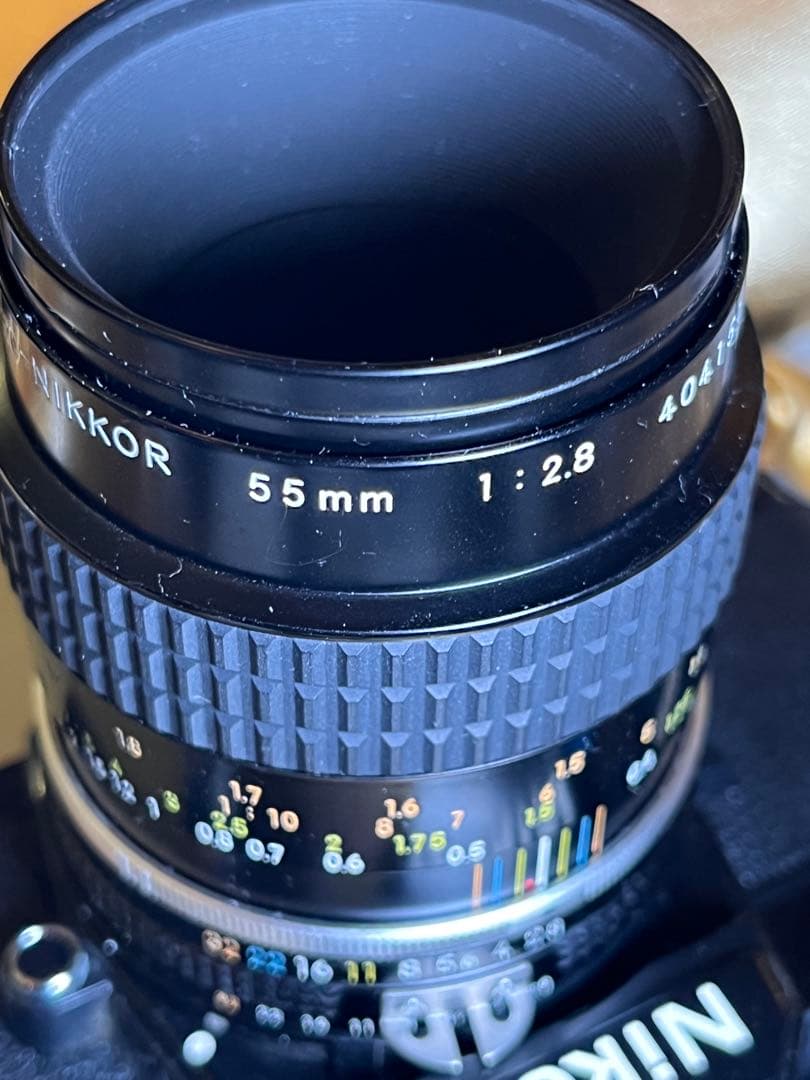Nikon FM2 ブラック ＆ マクロレンズ 55mm f2.8 Ai-s