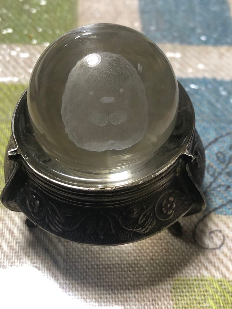 珍品 水晶用飾り台 下側から光を照らせる