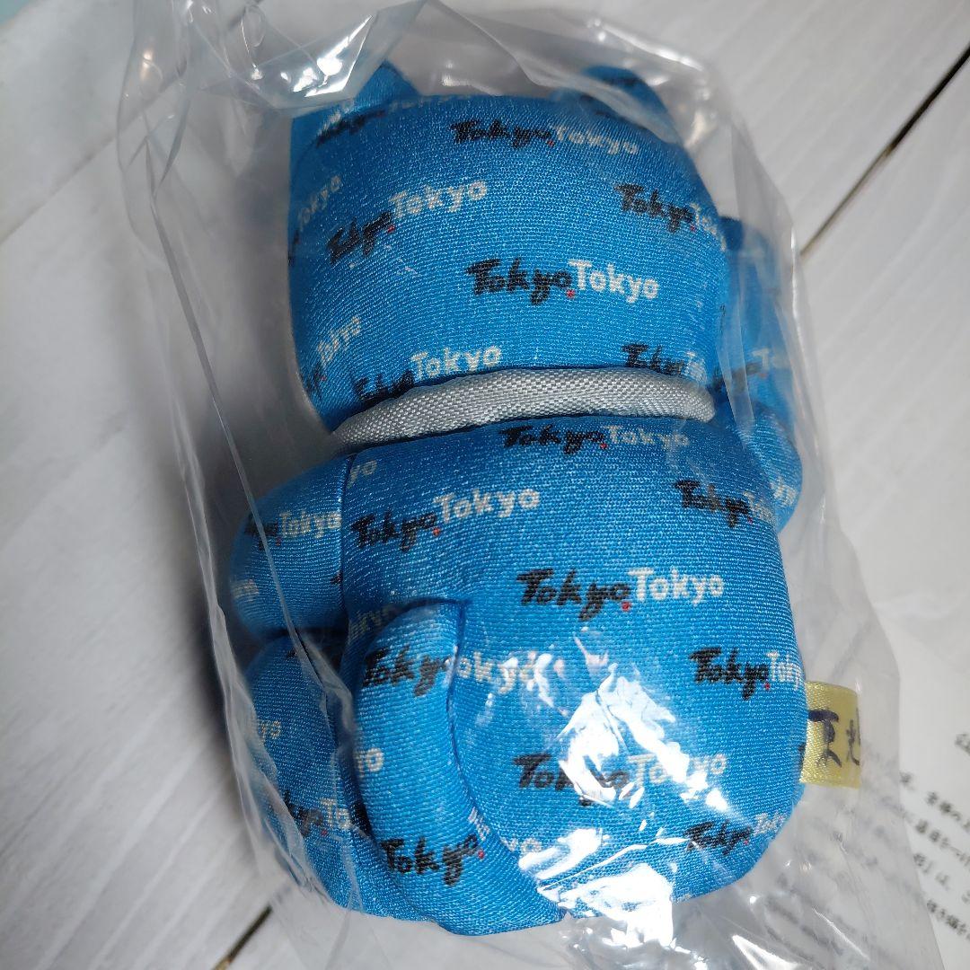 【新品未使用】江戸木目込　招き猫　柿沼人形 Tokyo柄