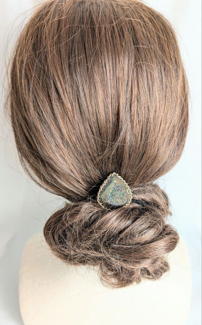モカムースドゥルージーのヘアゴムブレスレット