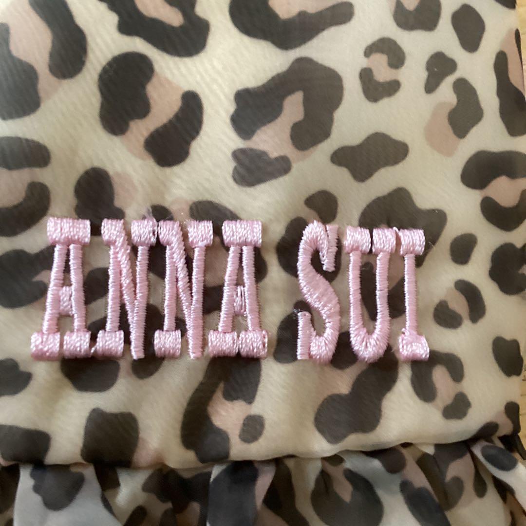 ANNA SUI ヒョウ柄犬服 2L フリル付き