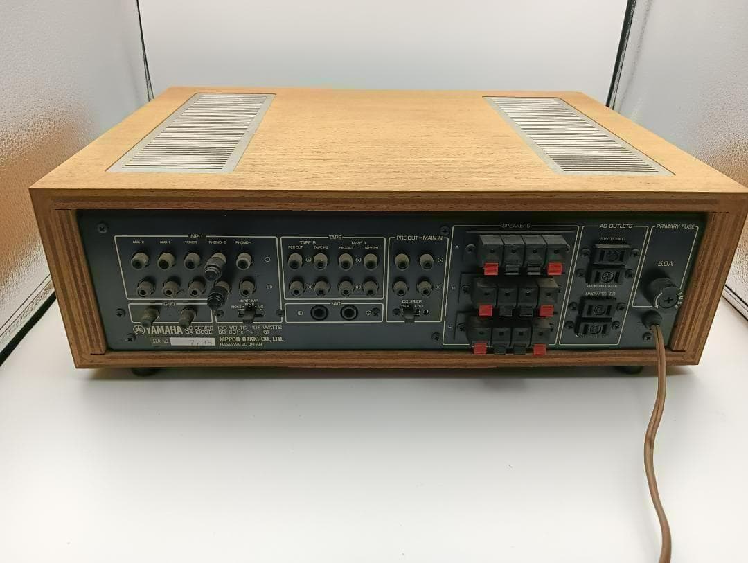 YAMAHA CA-1000 II ヤマハ プリメインアンプ レトロ 通電確認済