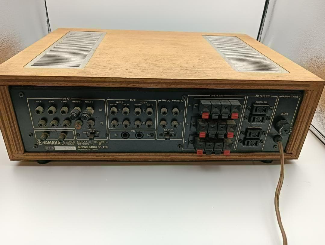YAMAHA CA-1000 II ヤマハ プリメインアンプ レトロ 通電確認済