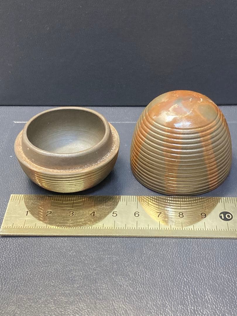 備前焼　香合