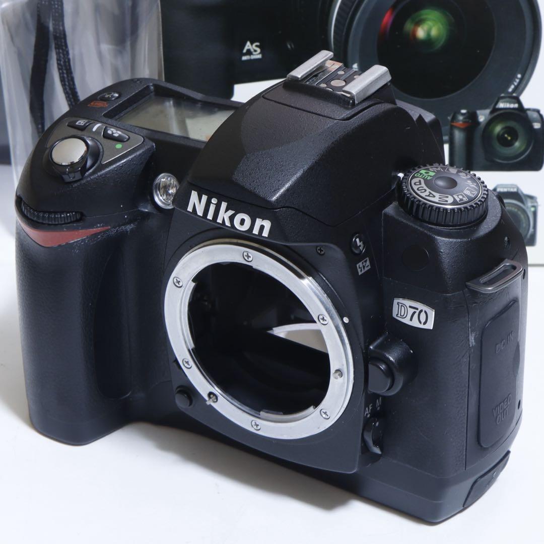 ★スマホに送れる一眼レフ★名機!★ Nikon D70セット♪