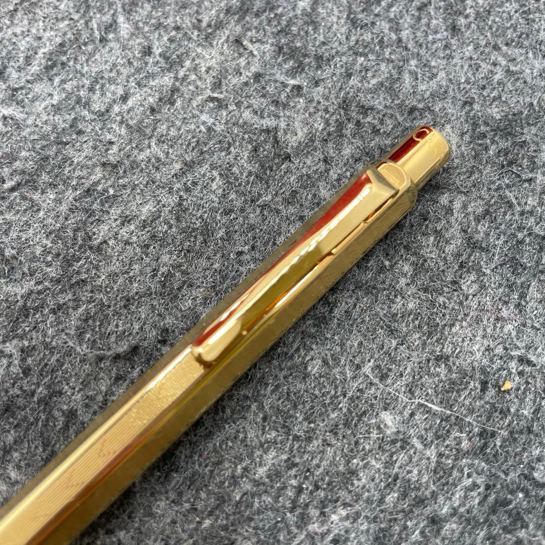 PE1081□カランダッシュ エクリドール シェブロン ゴールド 箱付き