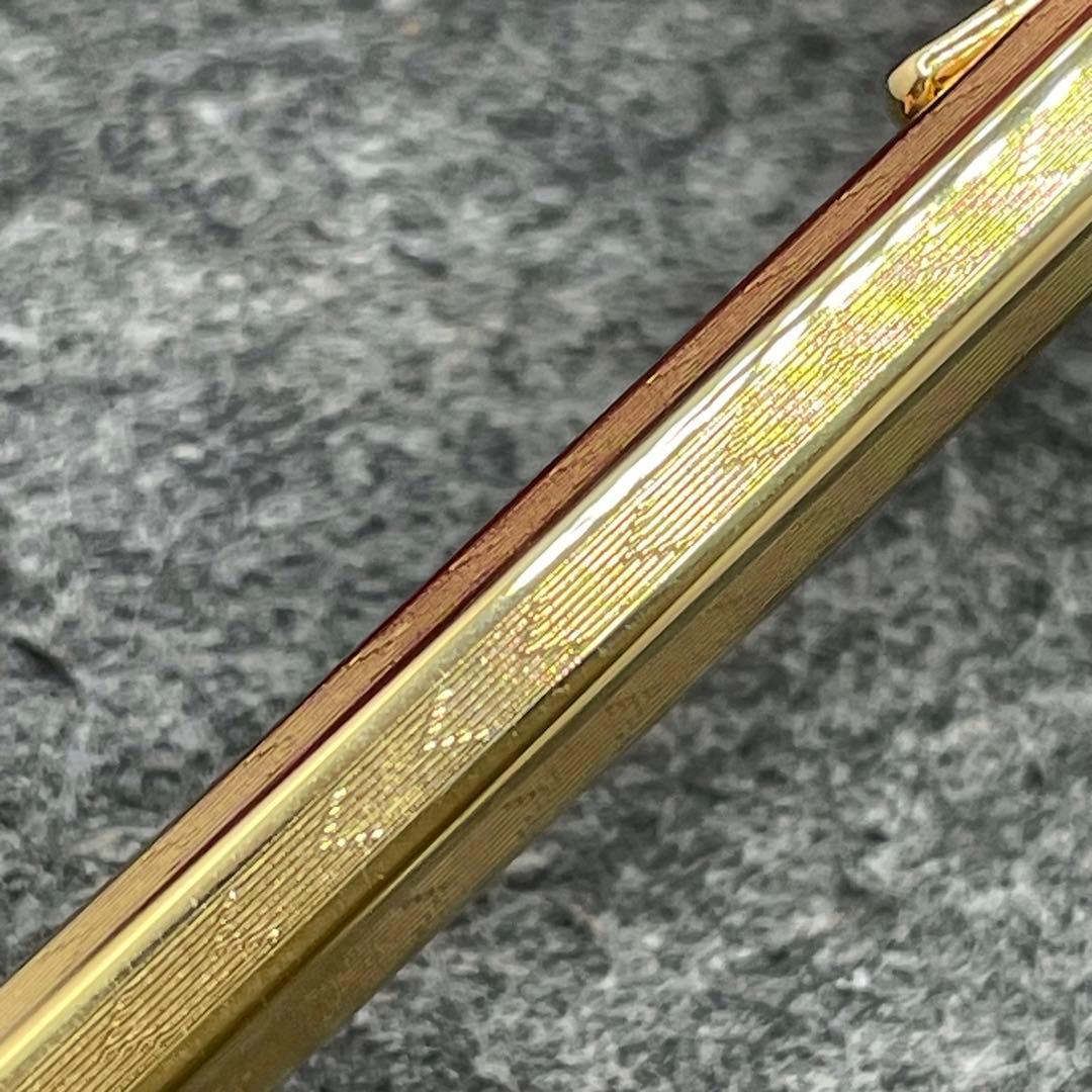 PE1081□カランダッシュ エクリドール シェブロン ゴールド 箱付き