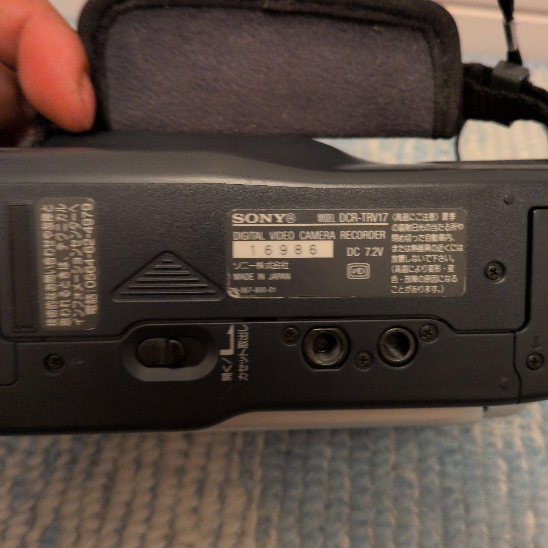 動作品 Mini DV　ソニーデジタルビデオカメラSONY DCR-TRV17