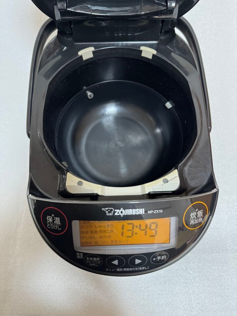 象印圧力IH炊飯ジャー極め炊き5.5合 NP-ZX10-BAブラック2022年製