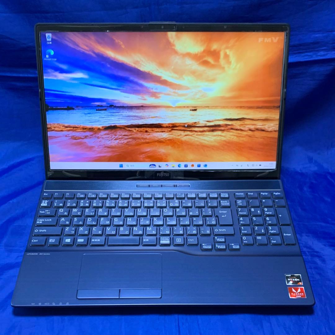 【Ryzen7・未使用office付】 富士通 ノートパソコン LifeBook