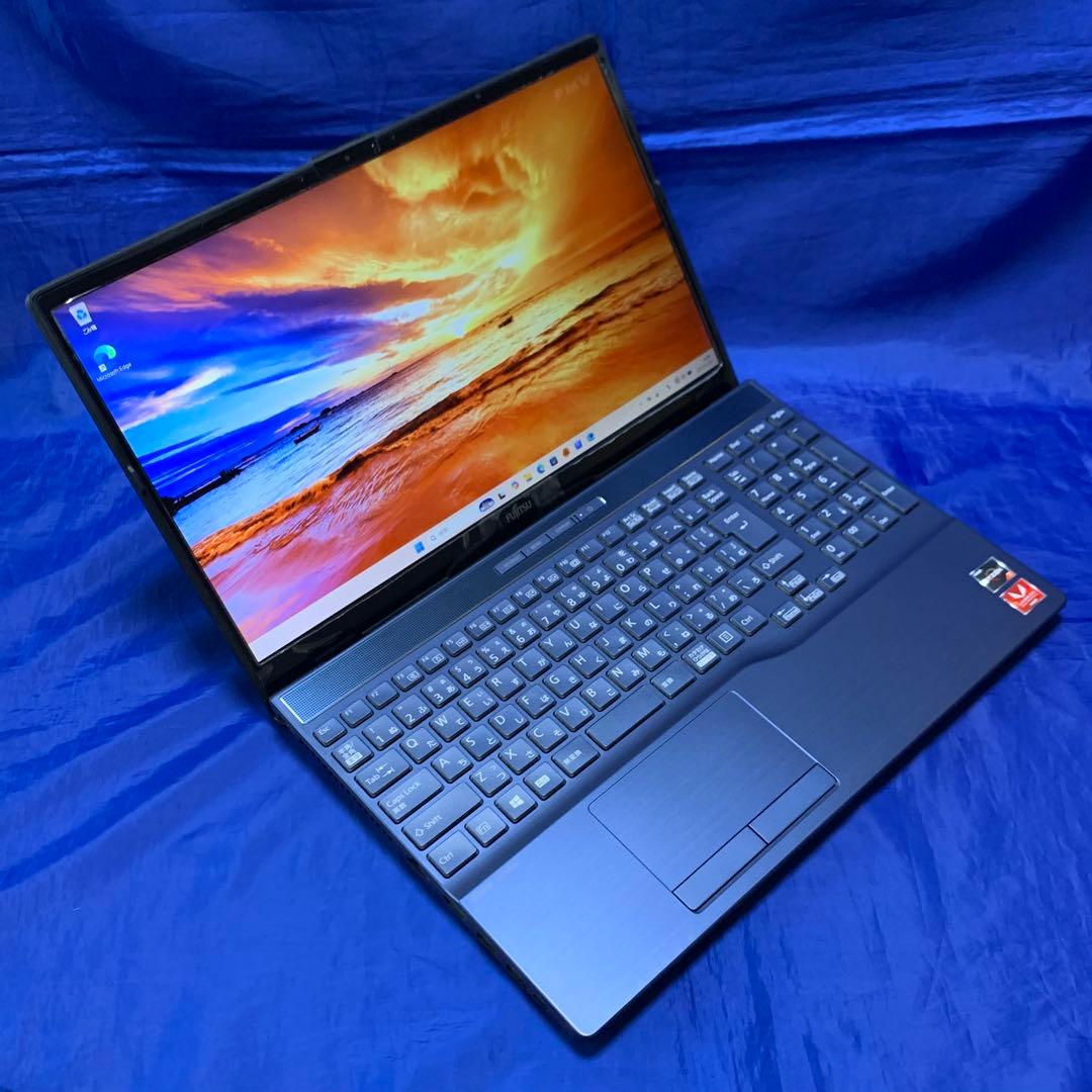 【Ryzen7・未使用office付】 富士通 ノートパソコン LifeBook