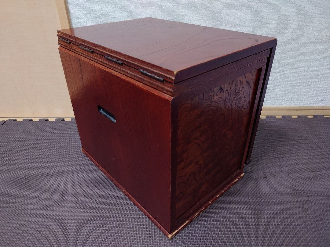 【中古品】レトロな折りたたみ木製文机