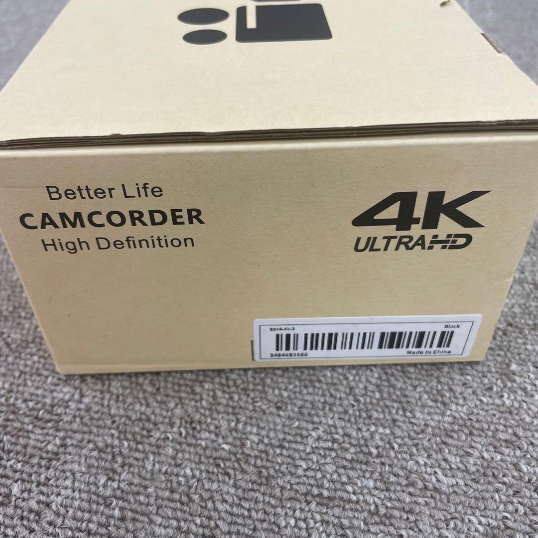 ビデオカメラ 270度回転 3.0インチ 日本語取扱説明書 赤外線暗視機能 ４K