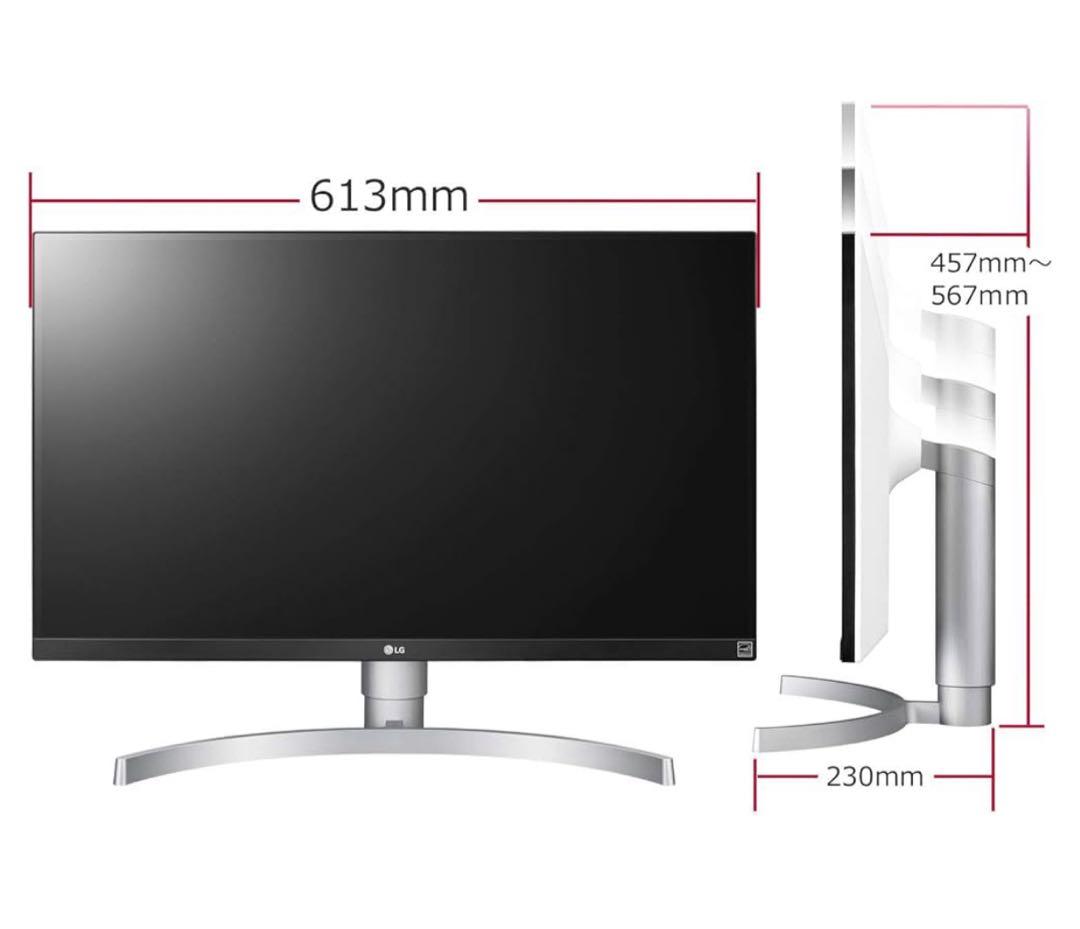 LG 4Kモニター ディスプレイ 27UL650-W 27インチ