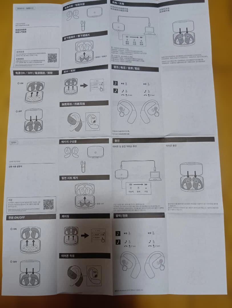 audio-technica ATH-AC5TW ワイヤレスイヤホン