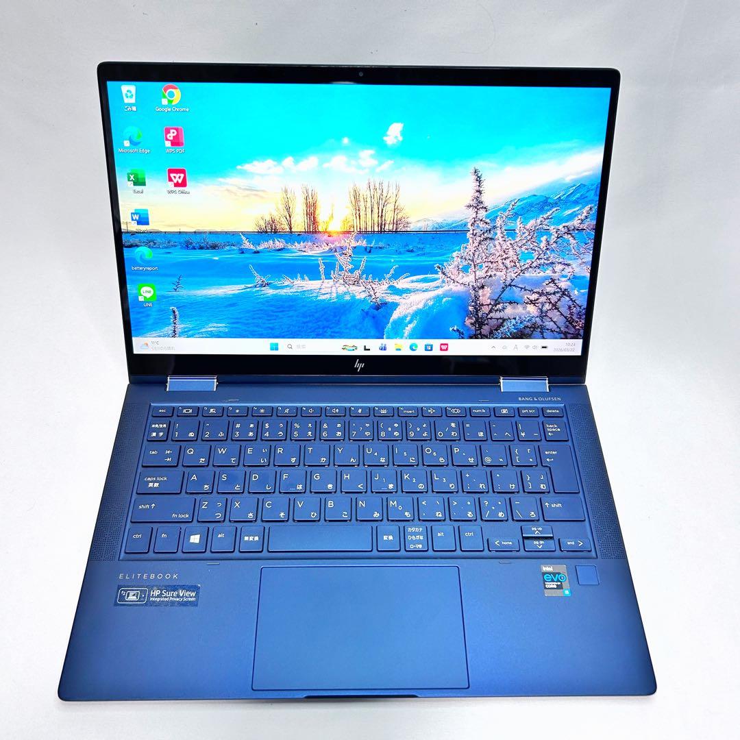【2in1・極上バッテリー】HP EliteBook｜第11世代i5｜高速SSD