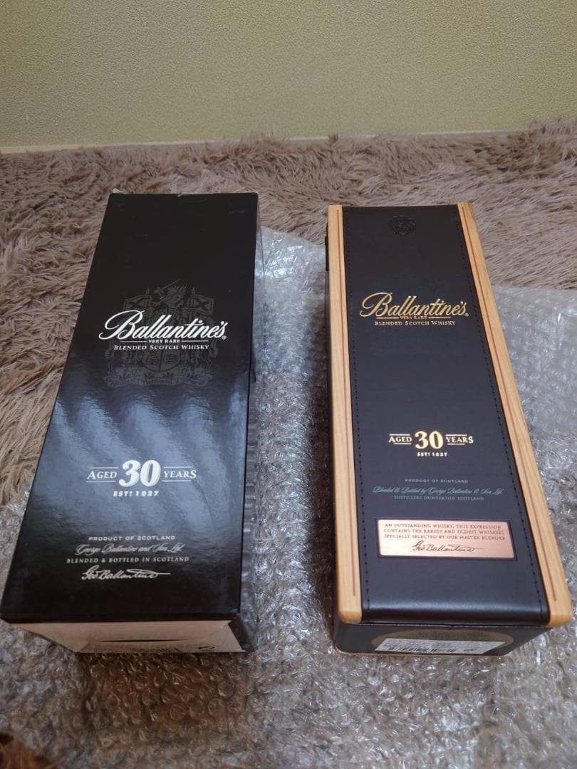【未開栓】Ballantine's バランタイン 30年 ベリーレア 木箱入り