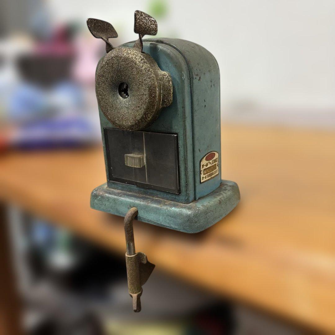 昭和レトロ カール自動式鉛筆削器