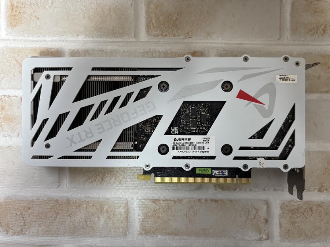グラフィックボード・グラボ・ビデオカード AX GeForce RTX 3060 Ti X2W 8G LHR