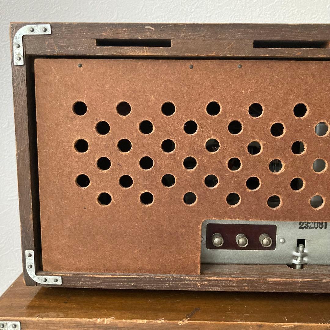 【可動品】TOSHIBA 真空管ラジオ スピーカー セット ヴィンテージ