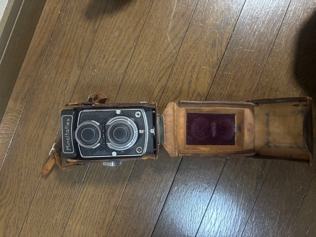 ビンテージ　ミノルタフレックス　二眼レフカメラ　ケース付き 値下げ交渉有