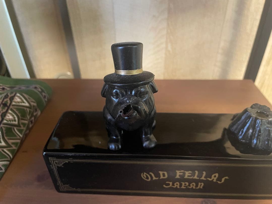 お香たて　陶器　ブルドッグ　SKOLDIES OLD FELLAS JAPAN