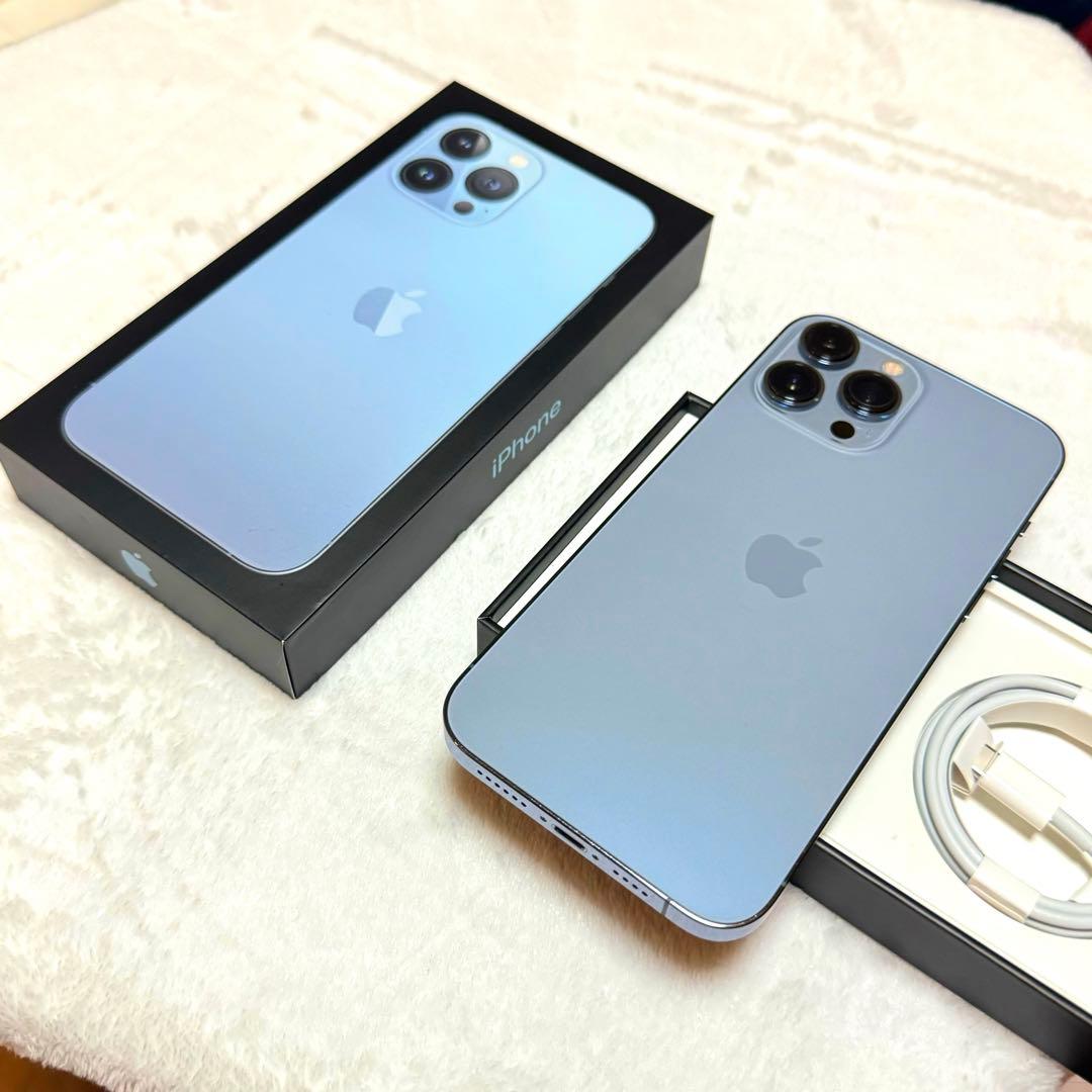 Apple iPhone13promax 128GB シエラブルー 美品