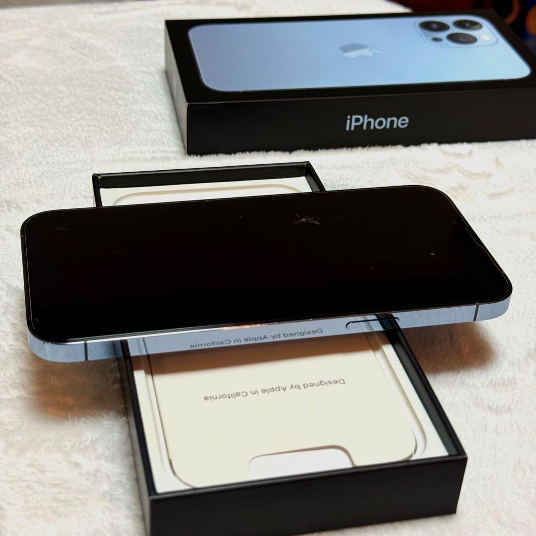 Apple iPhone13promax 128GB シエラブルー 美品