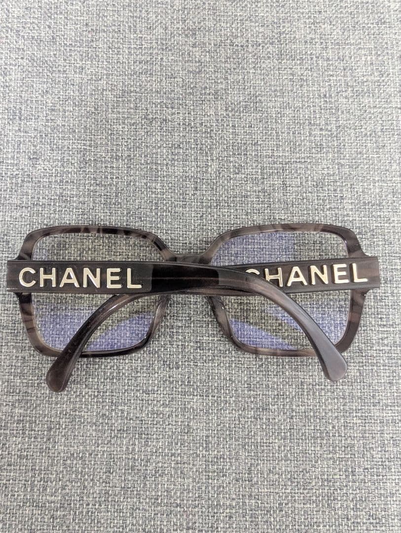 CHANEL ファッションメガネ ブラウン