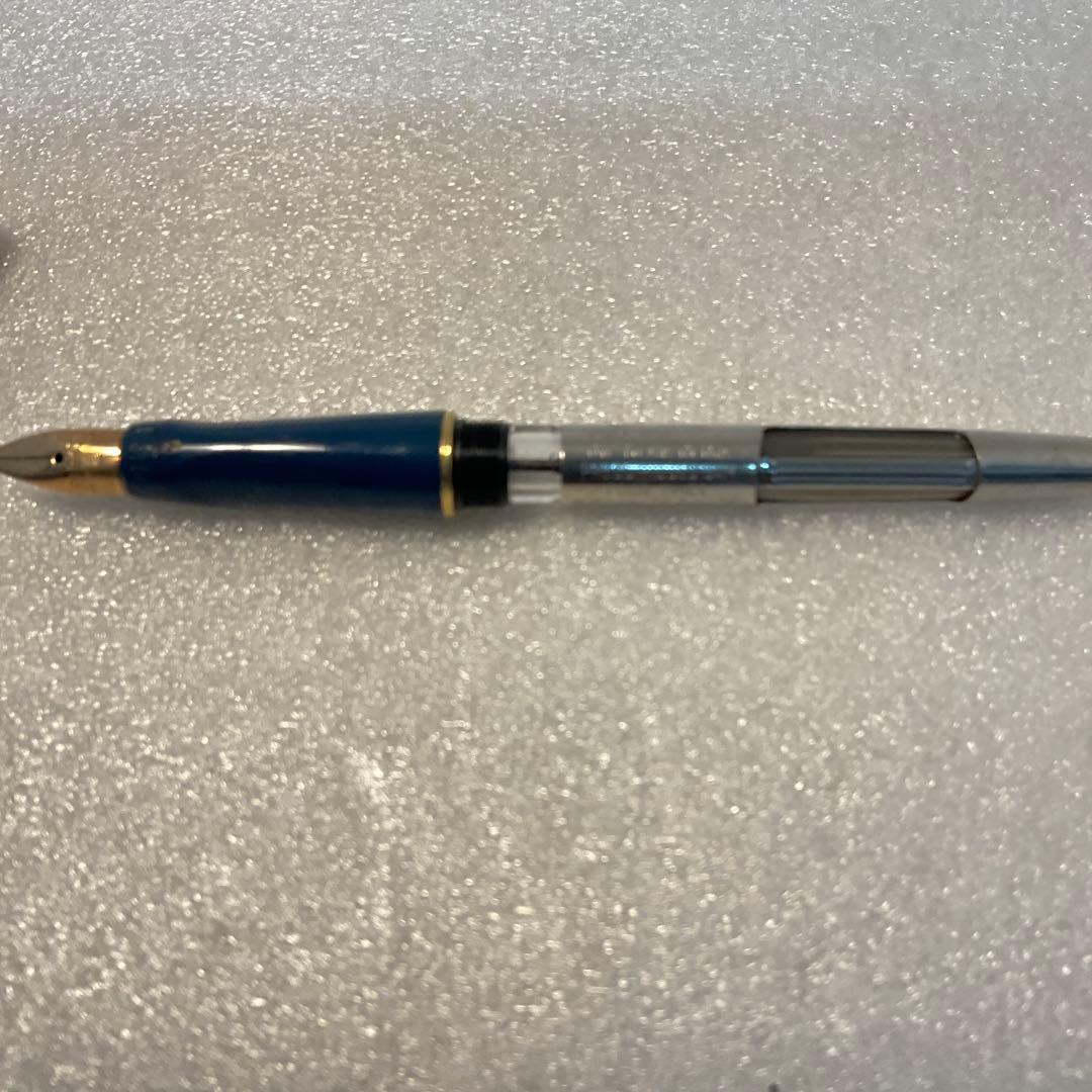 パーカー　14K 63 ネイビー 万年筆 ゴールドクリップ付き