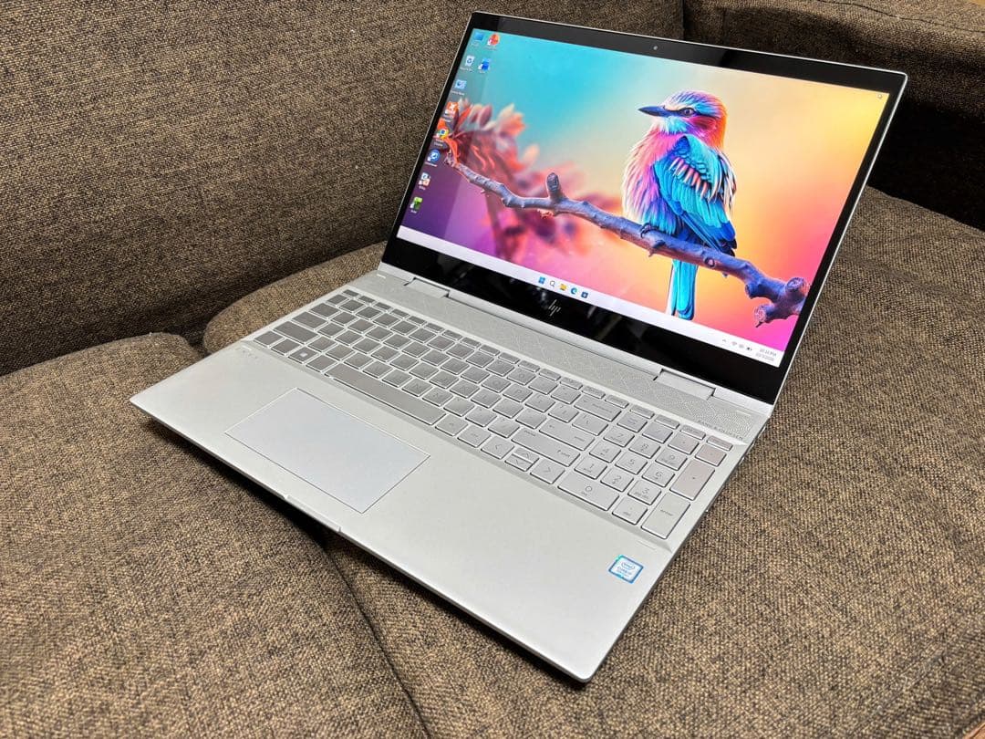 美品　HP 2-in-1 ノートUS キー15.6 インチ　バッテリー100%