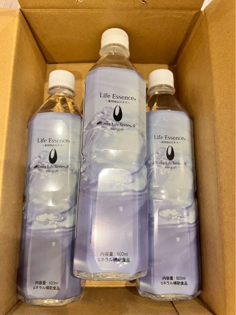 ライフエッセンス .ミネラルウォーター600ml 3本セット