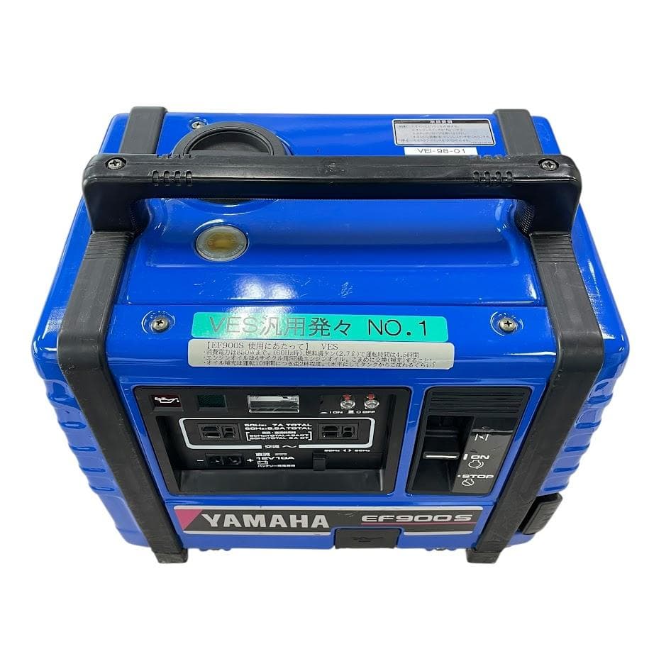 YAMAHA■ポータブル発電機 EF900S 50Hz60Hz 非常用電源 停電