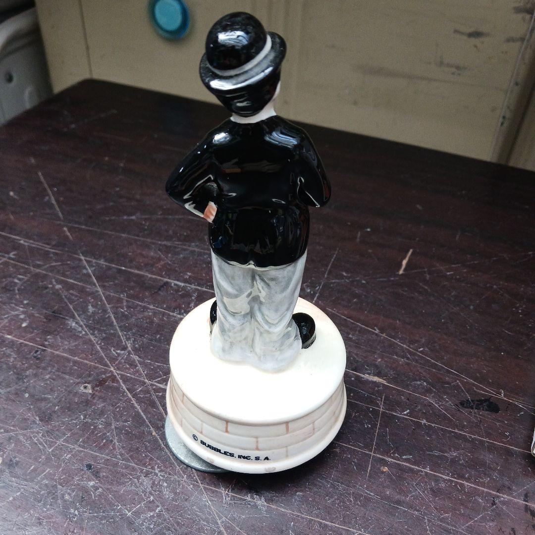 チャップリン 陶器フィギュア 約10cm