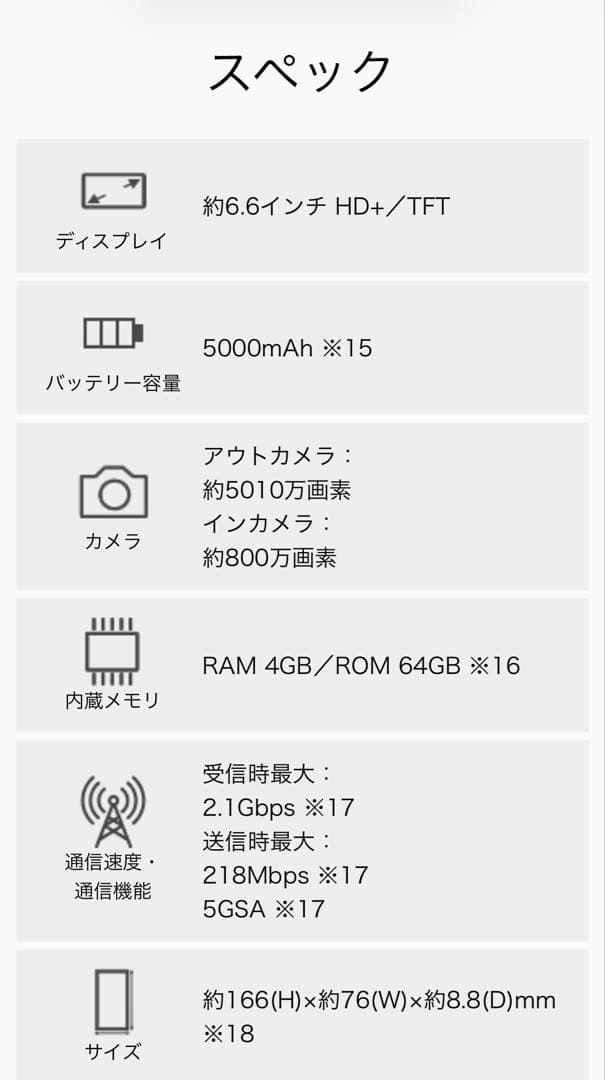 AQUOS wish5 SH-52F ホワイト(ユキ)