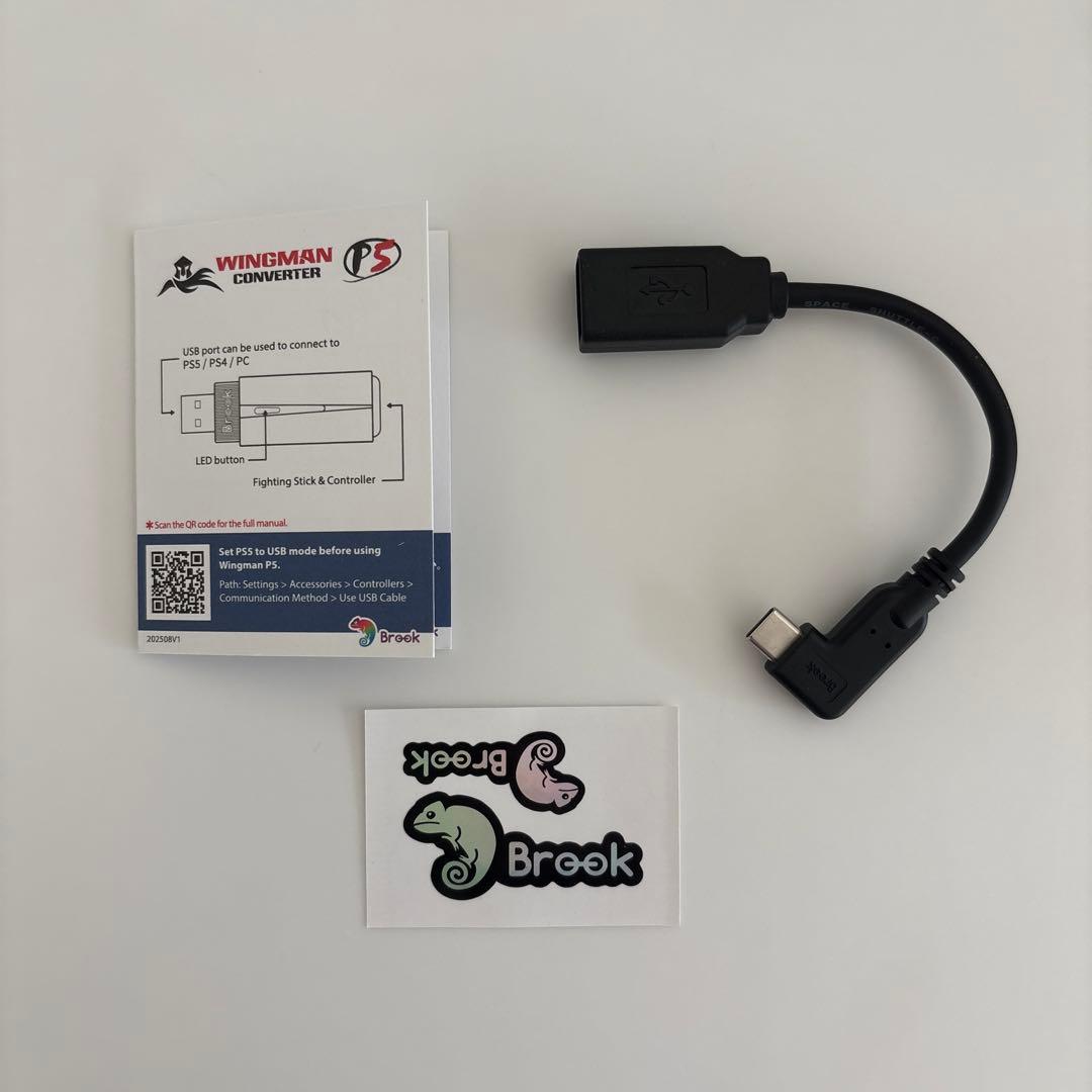 PC用ゲームコントローラー・コンバーター Brook Wingman P5 Converter PS5/PS4/PC