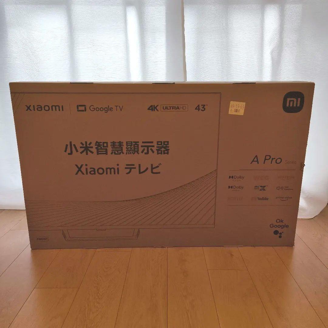 【新品・未使用テレビ】Xiaomi TV A Pro 43V型 4K対応