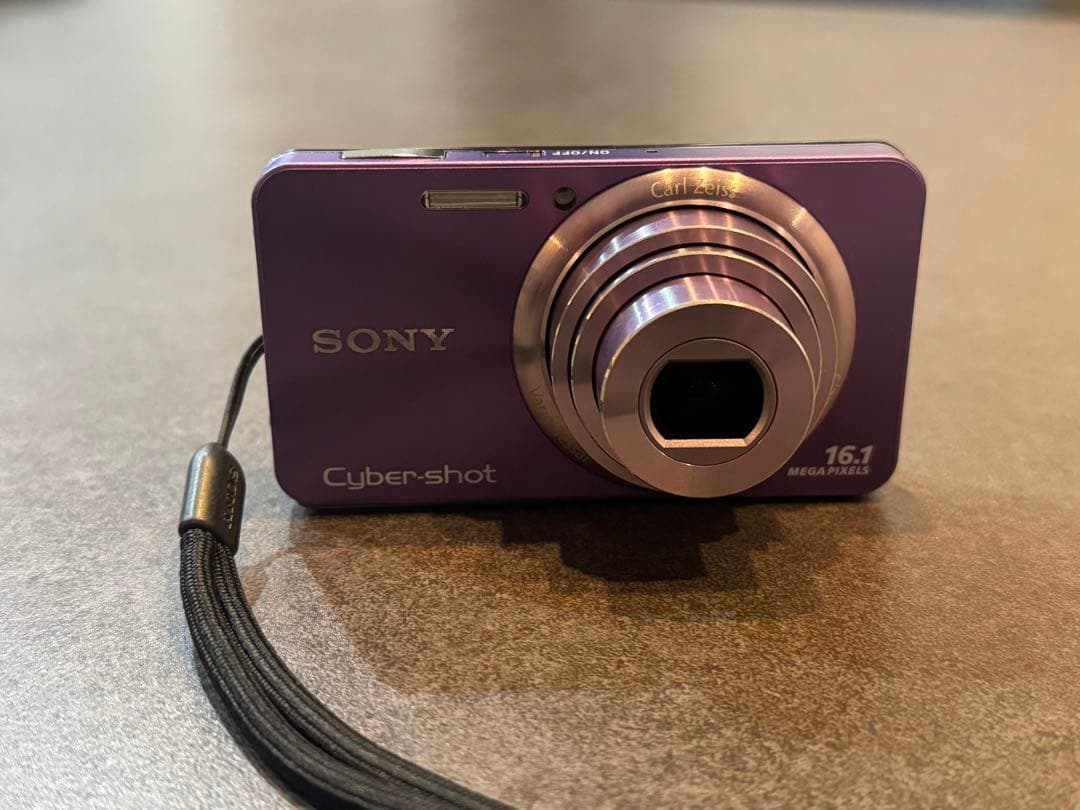 SONYソニーCyber-shot DSC-W570 バイオレット動作品