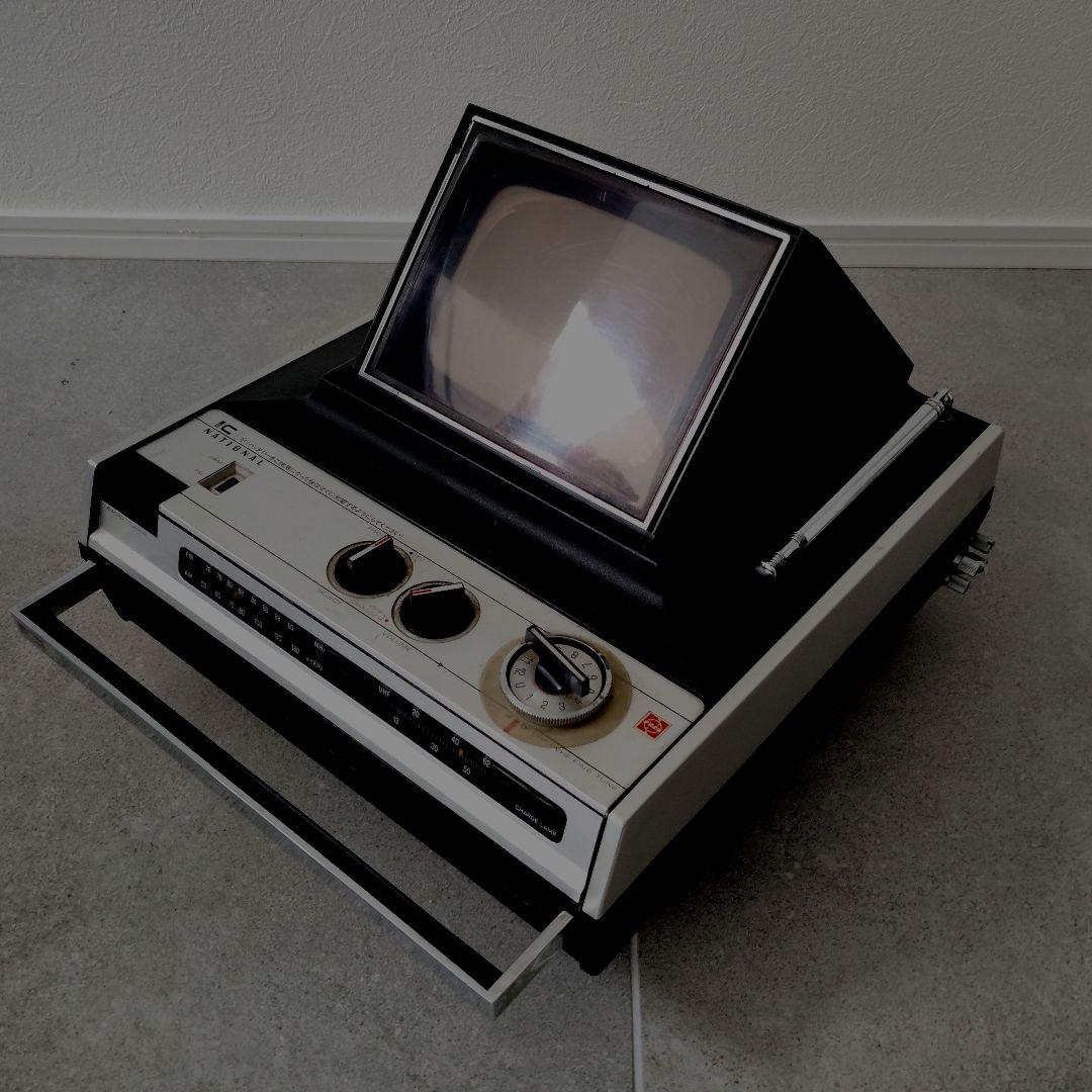 ナショナル トランジスタ テレビ ポータブルテレビ ラジオ TR-306R