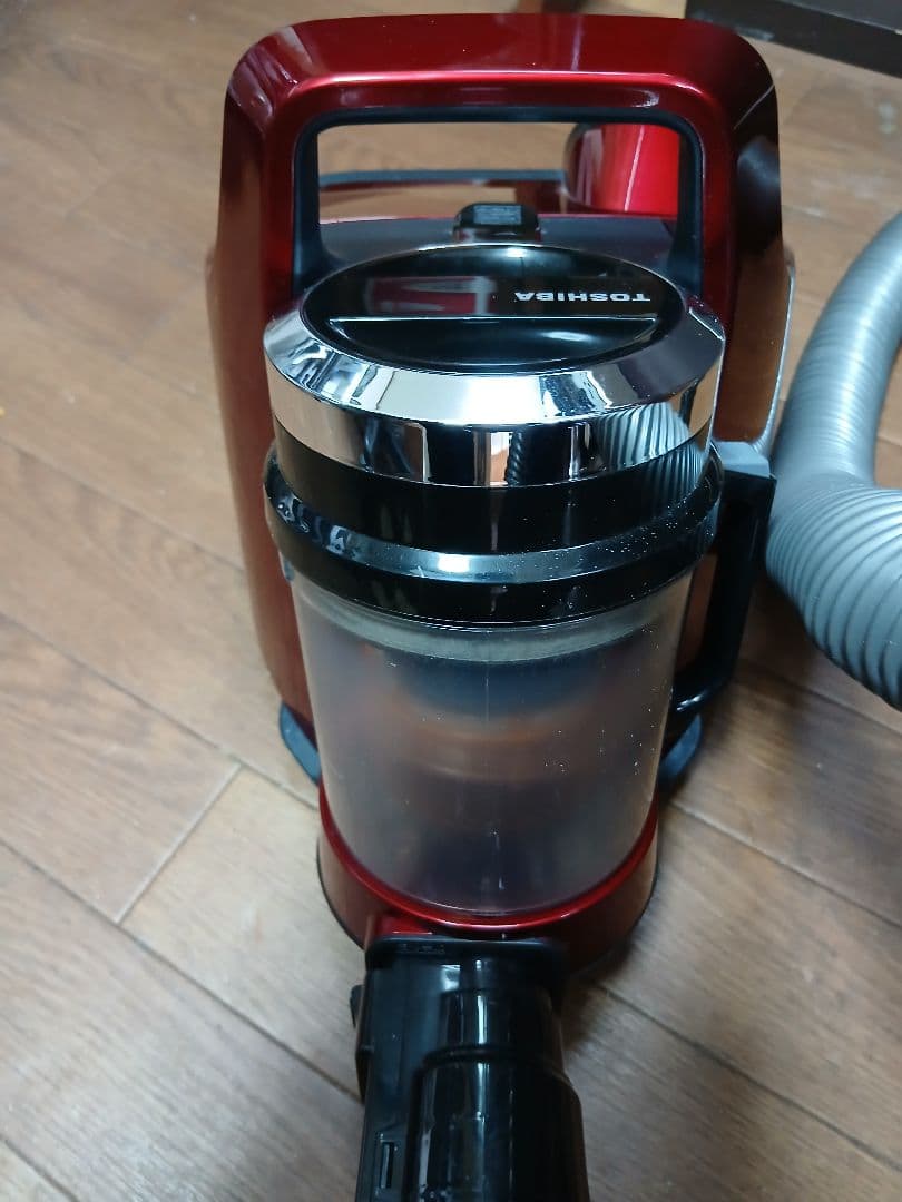 東芝 2022年製 トルネオ ミニ サイクロン掃除機 クリーナー レッド