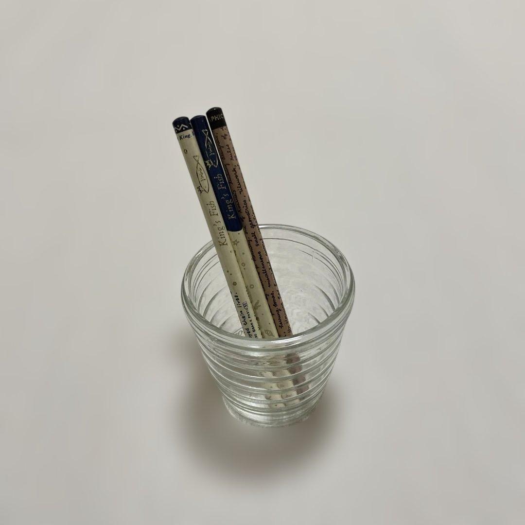 【匿名配送】未使用　鉛筆3本セット レトロ　1990 1989 文房具　年代物