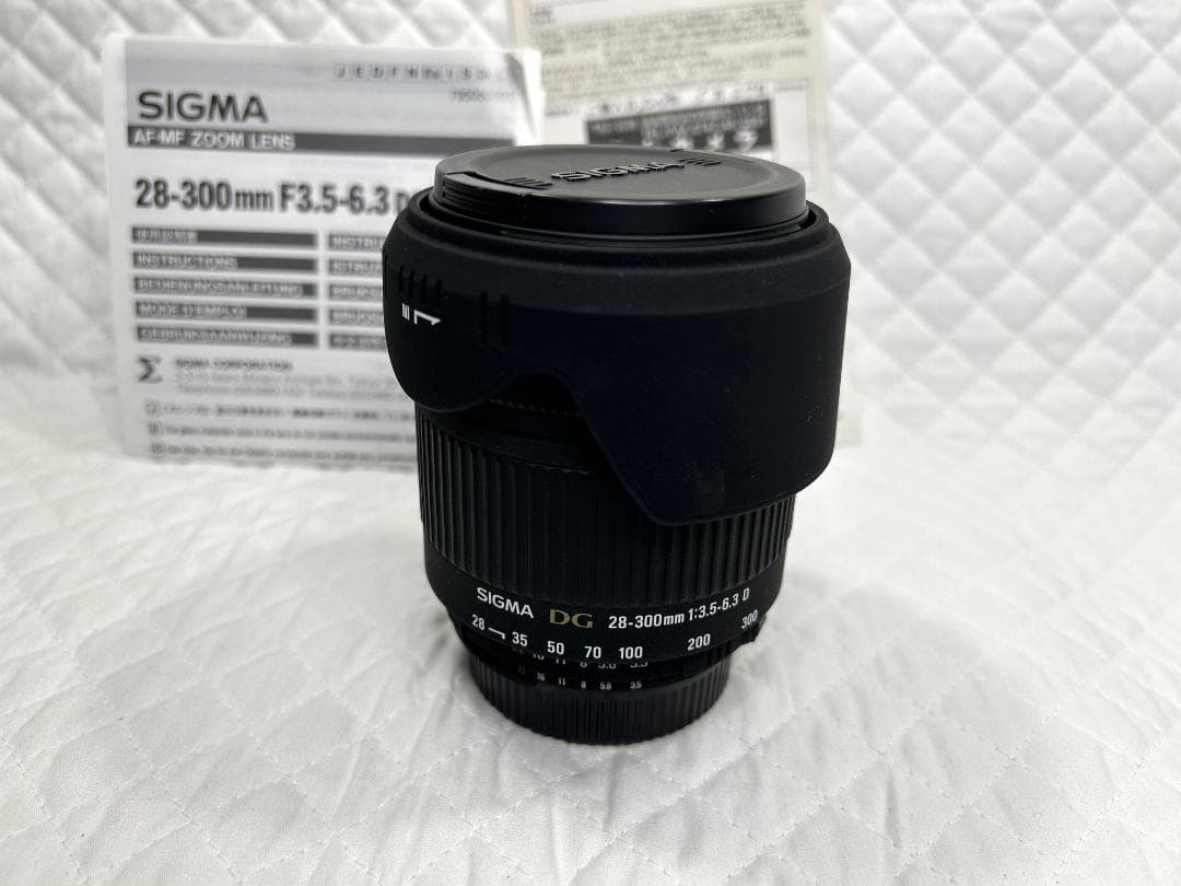 ニコンＦマウント用　ＳＩＧＭＡ２８－３００mm　Ｆ３．５－６．３ＤＧ　ＭＡＣＲＯ