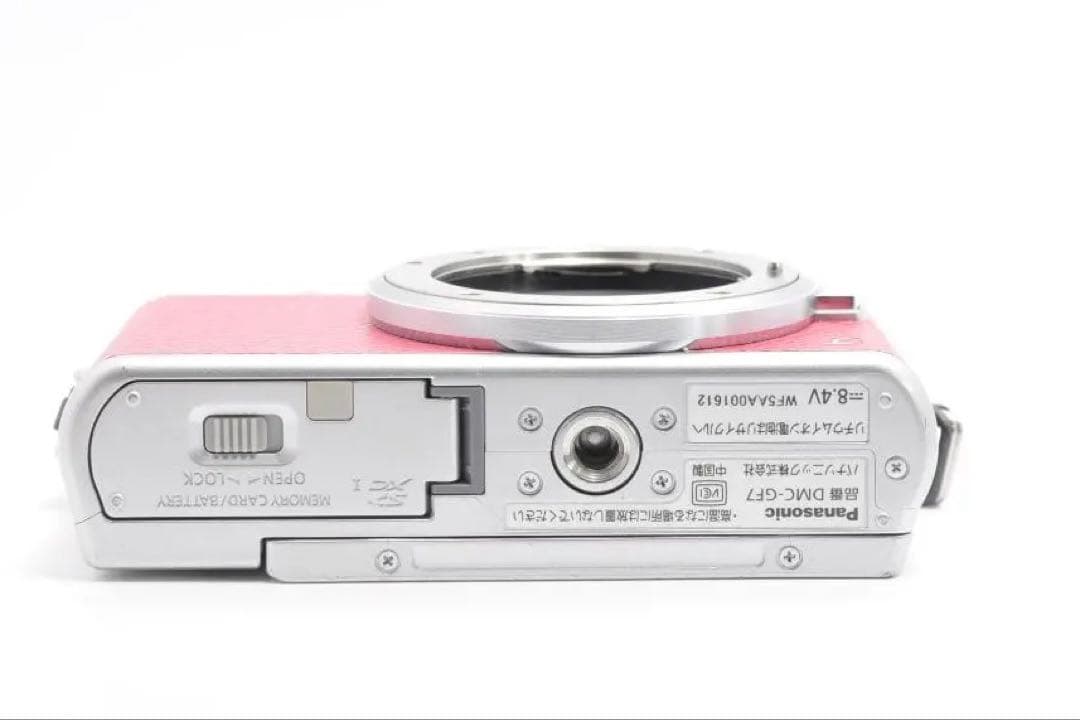 LUMIX DMC GF7 ミラーレスカメラ Wi-Fi付き ピンク スマホ転送