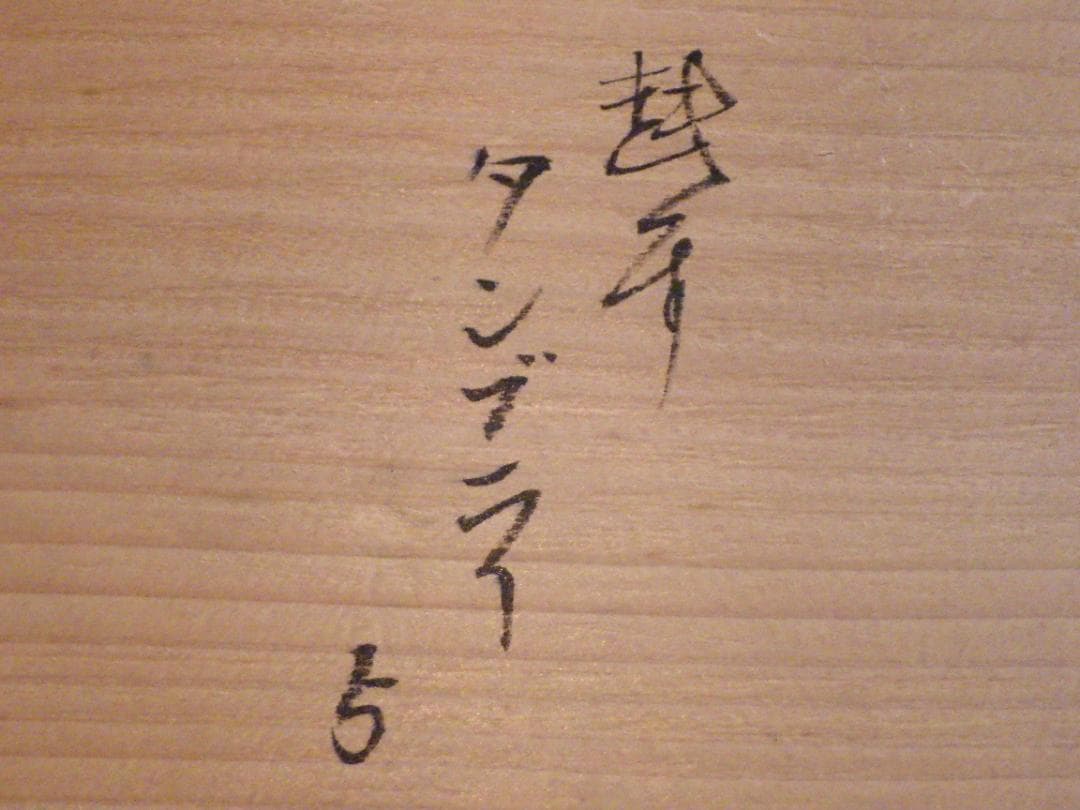 未使用 越前 タンブラー 5客 幡山窯 山崎隆一 越前焼 金沢市 名刺 落款 箱