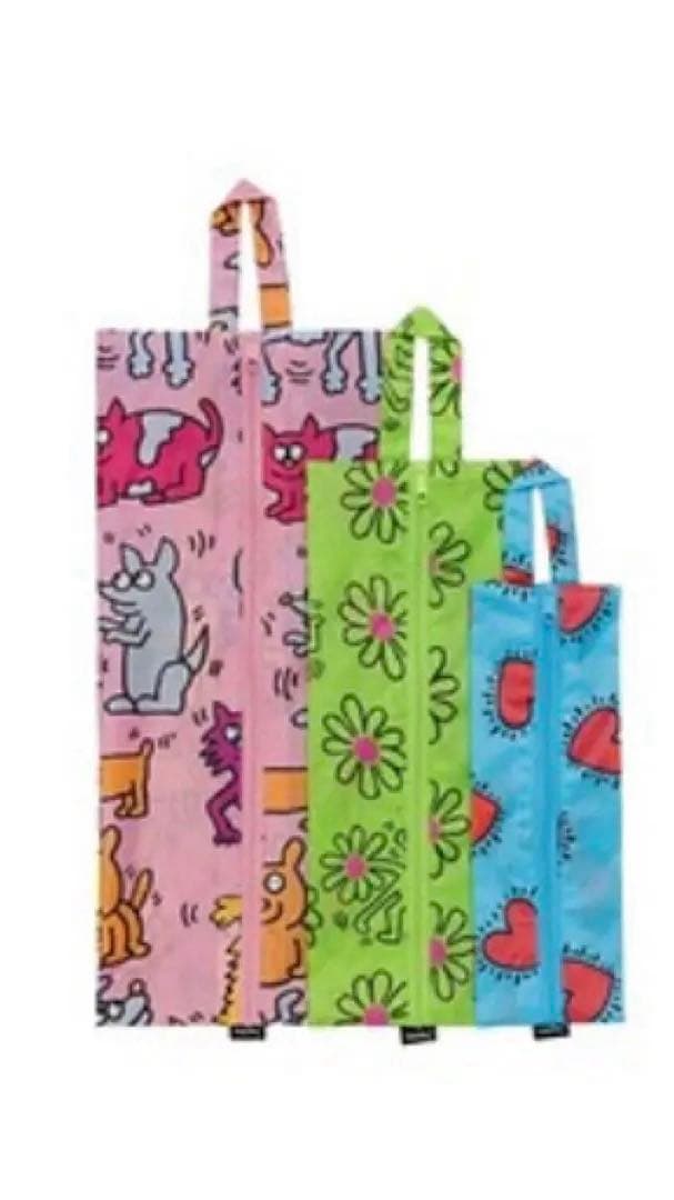 BAGGU 3DZIPSET キースヘリング