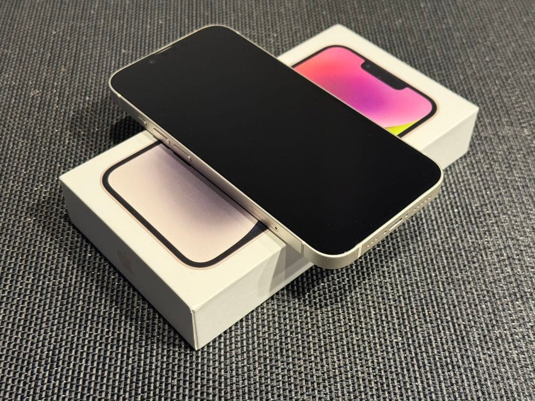 iPhone 14 128GB スターライト SIM フリー 80%