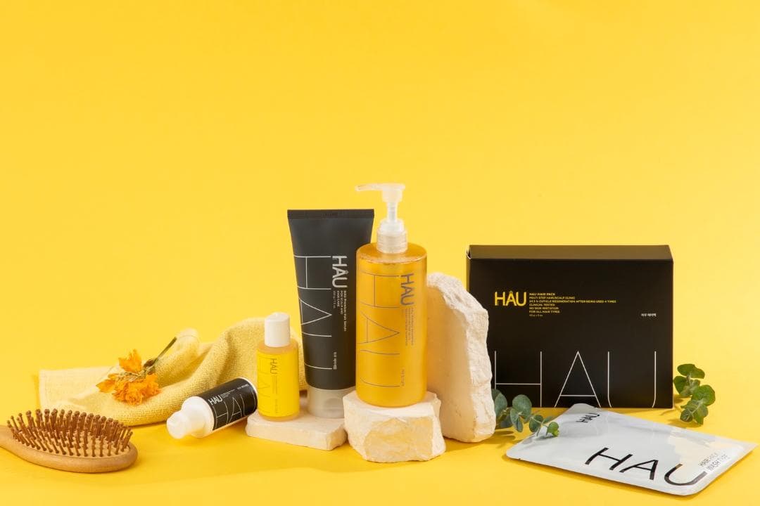 天然成分HAU3点セット（シャンプー＆セラム＆ヘアパック）