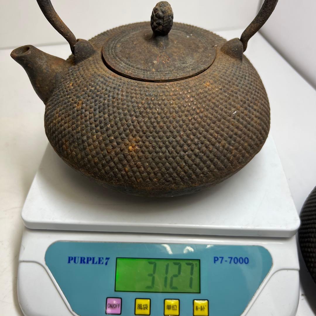 南部鉄瓶　3個　1798/1772/3127g 東K8-0221①